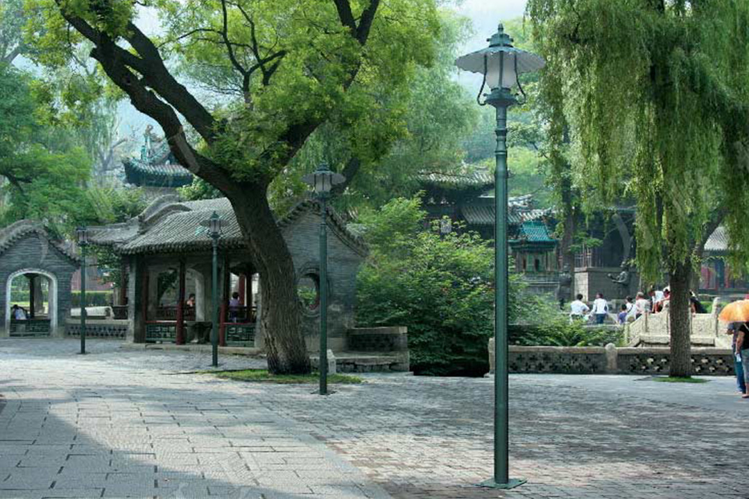 景区路灯杆项目